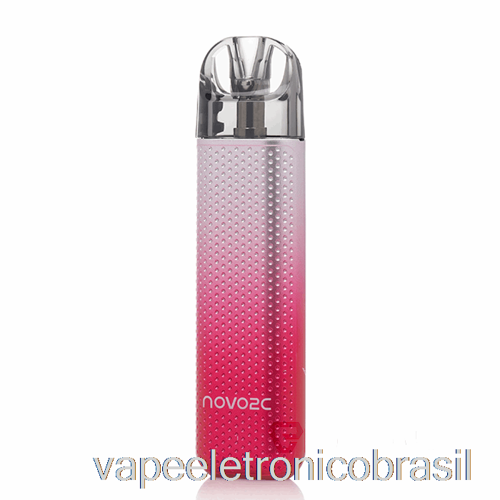 Vape Eletrônico Smok Novo 2c Pod System Prata Vermelho